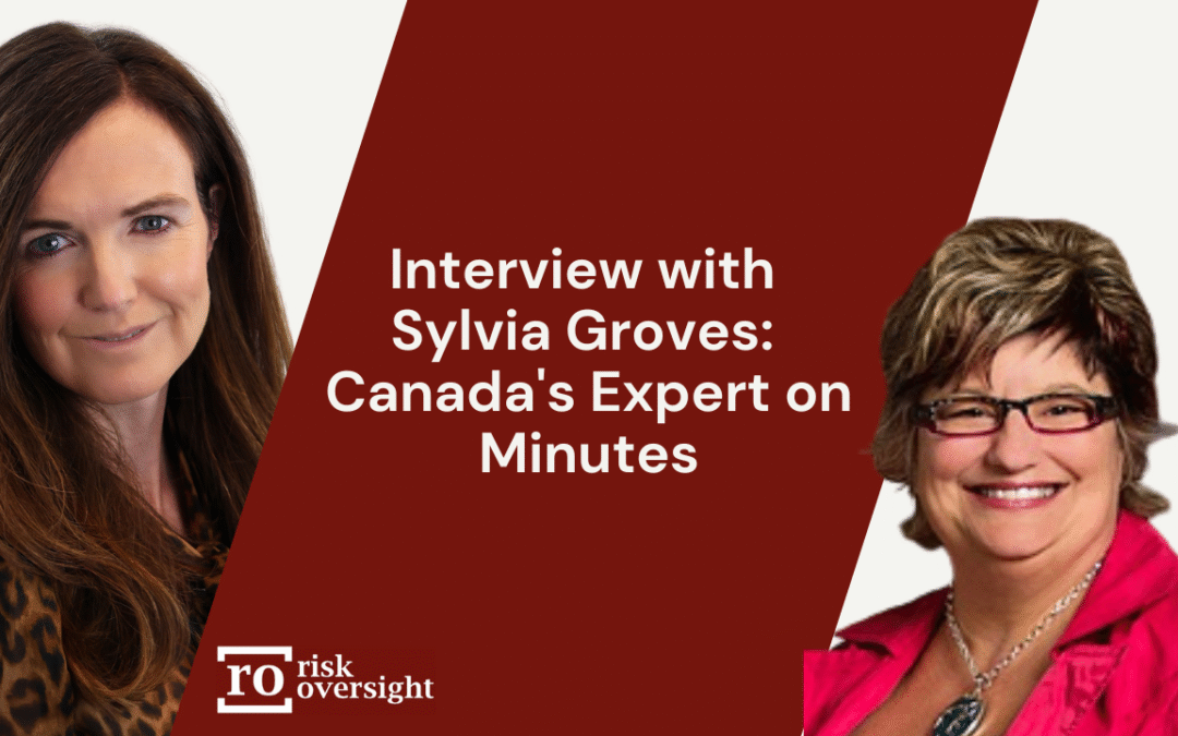 Interview with Sylvia Groves: Canada’s Expert on Minutes